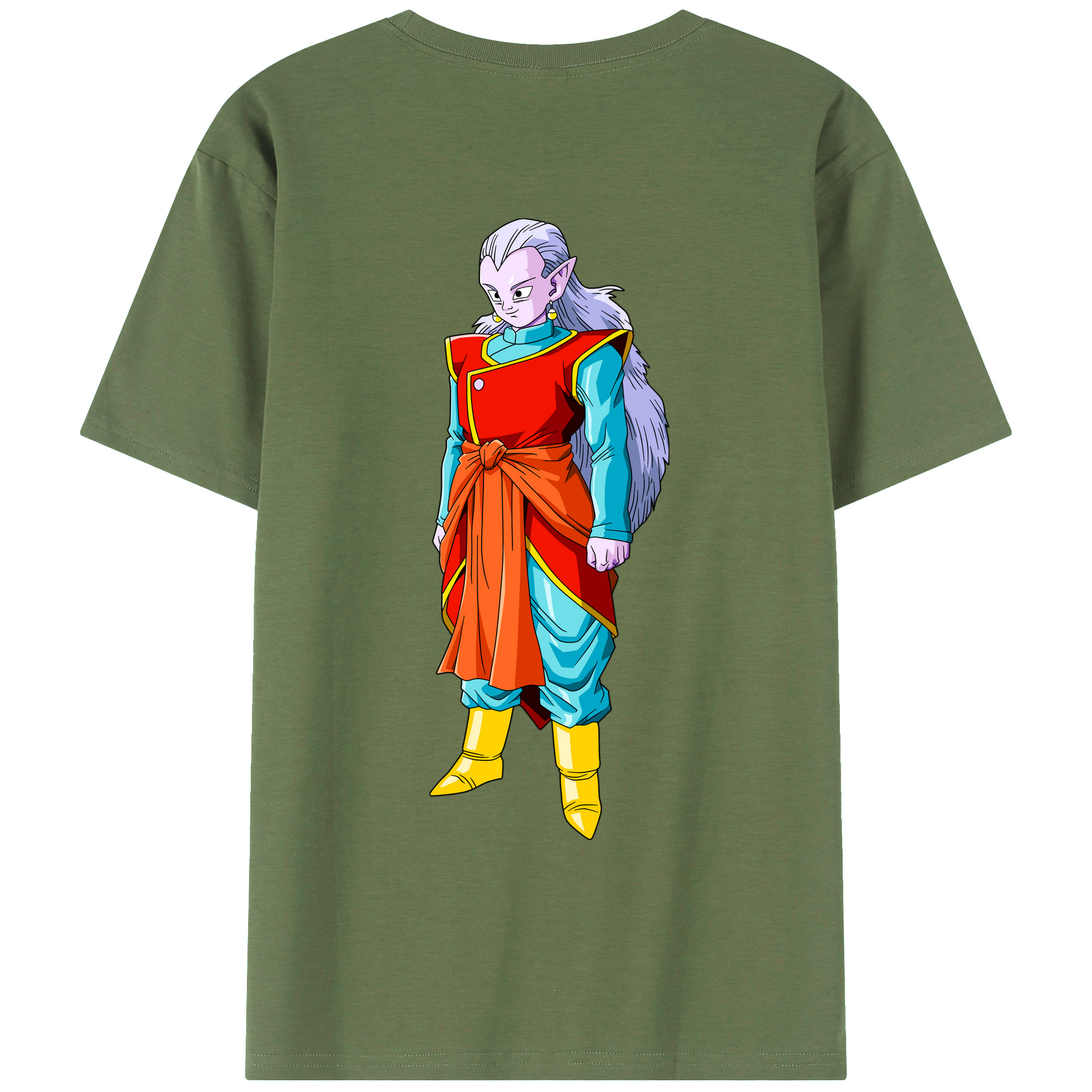 （画像用） ドラゴンボール DRAGON BALL 綿100％ メンズ半袖Tシャツ（バックプリント） 通気性